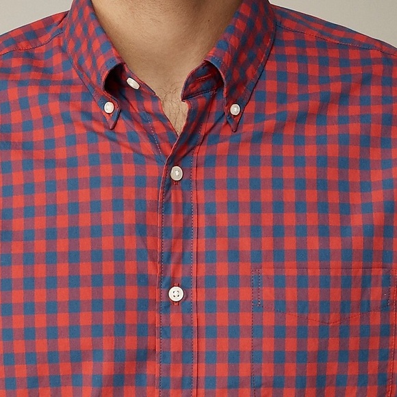 J.Crew Relaxed Secret Wash cotton poplin shirt - Picture 4 of 10